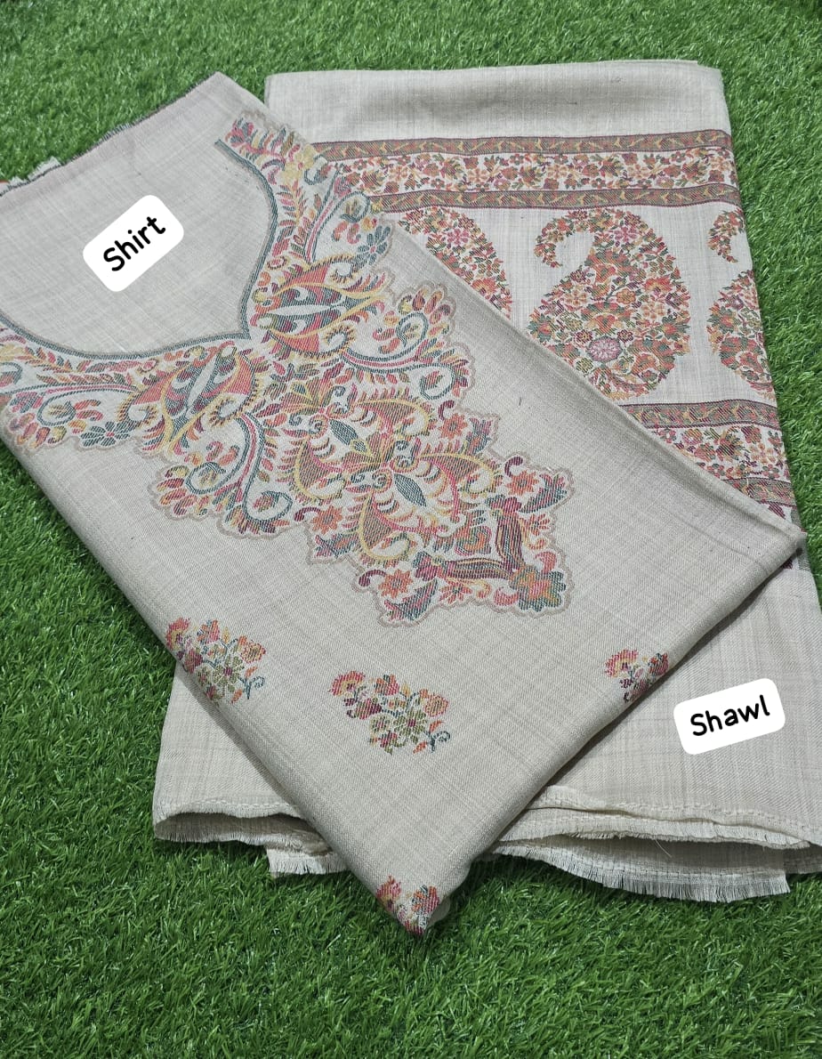 🪸 New Arrival — Pashmina 3pc Suit with Kani Shawl