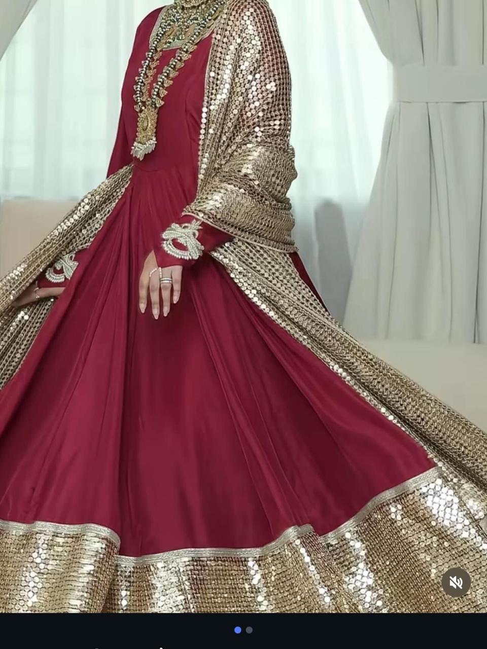 💫 POSHIDA Dupatta — The Most Trending Sitara Work Masterpiece