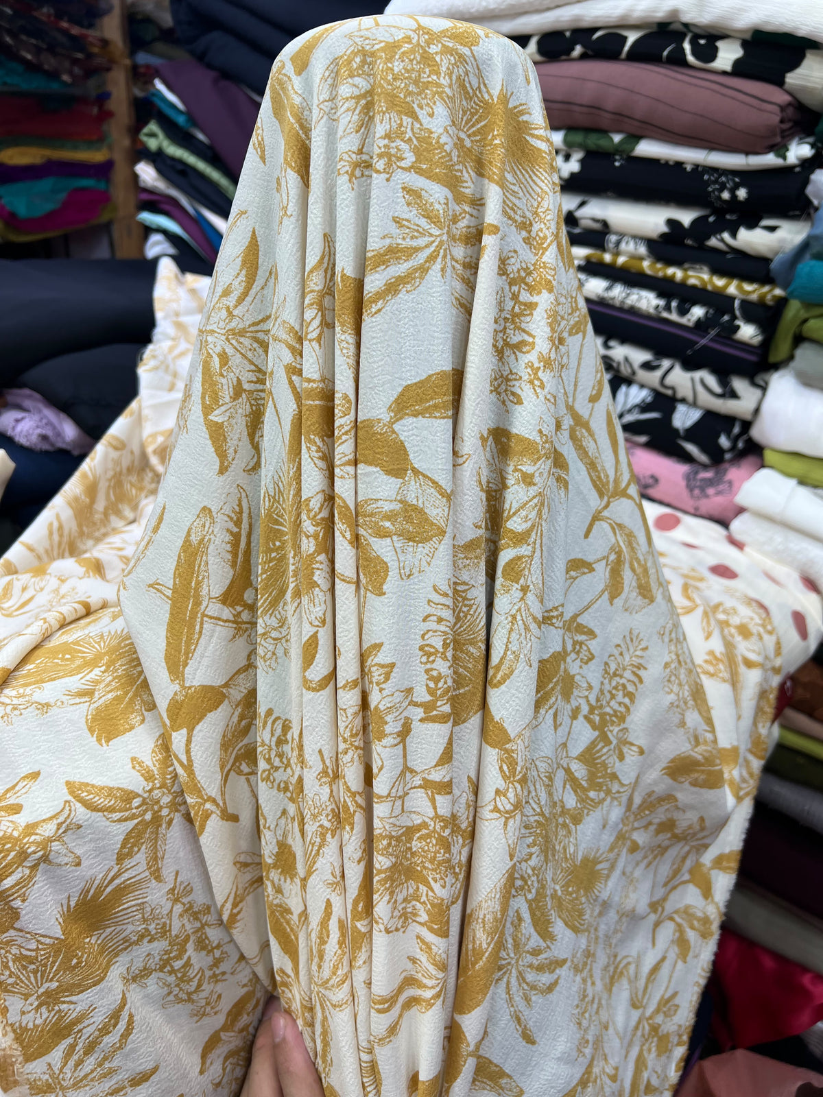 Premium Printed Burberry Georgette – Winter Collection