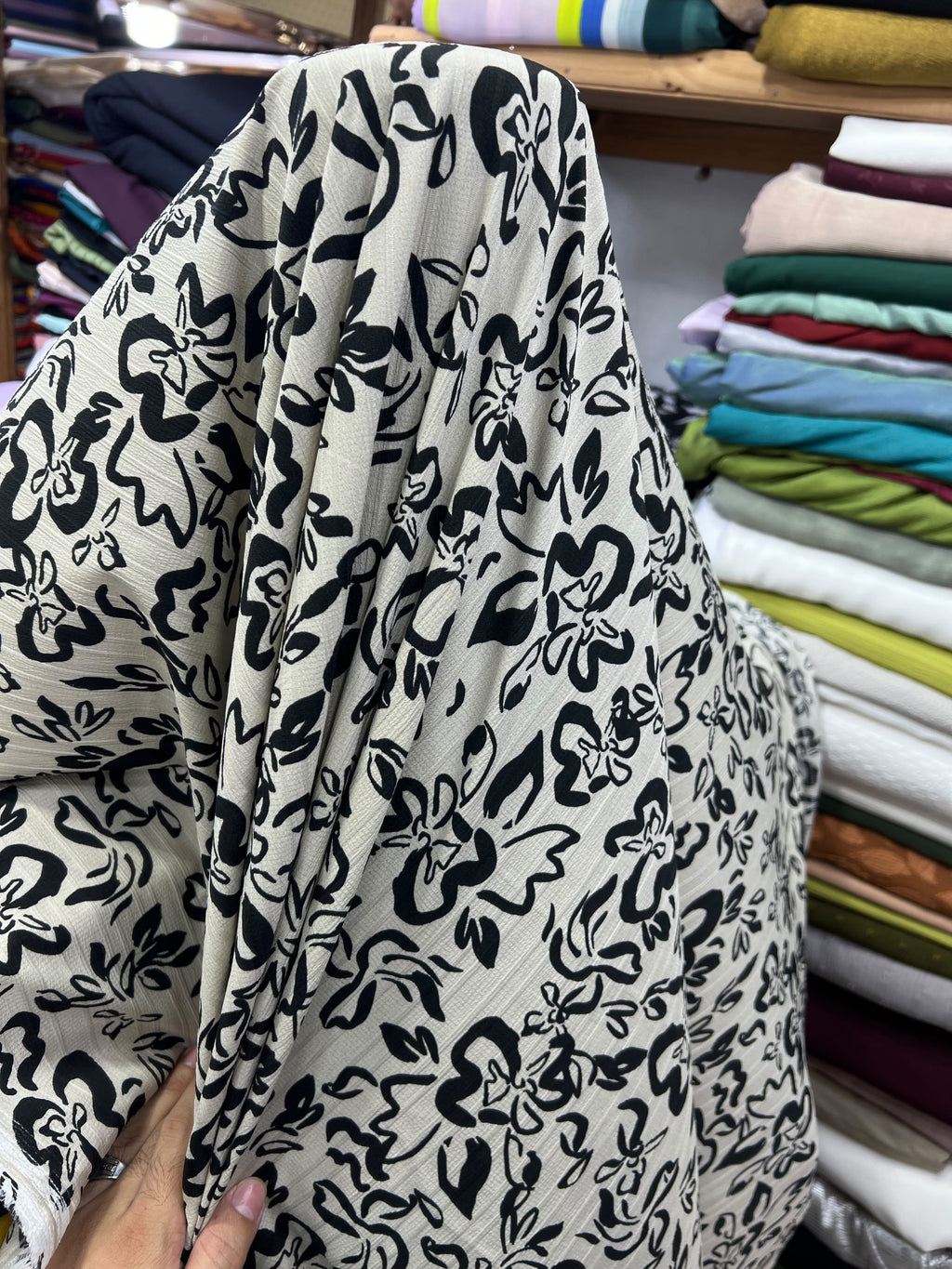 Premium Printed Burberry Georgette – Winter Collection