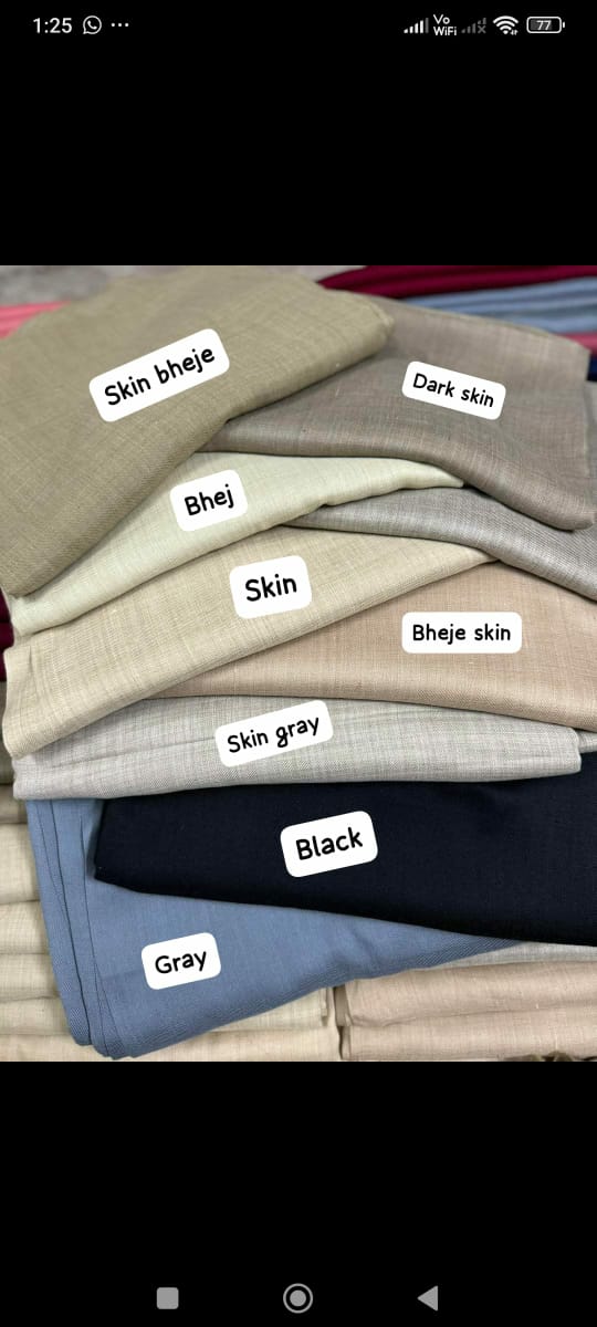 ❄️ Plain Pashmina 2pc Suits — Effortless Winter Elegance