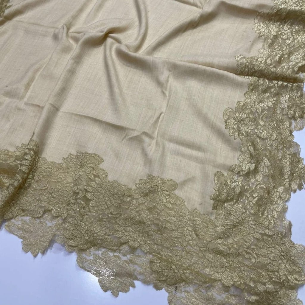 💫 Pashmina Shantly Lace Shawl — Pure Elegance in Every Drape