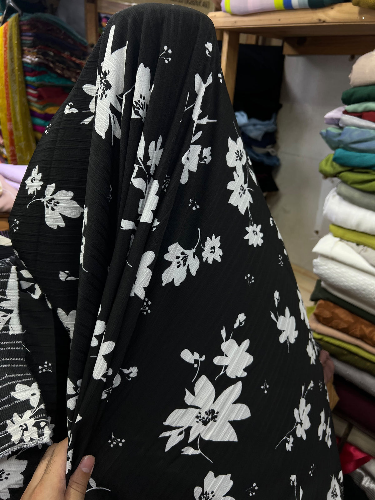 Premium Printed Burberry Georgette – Winter Collection
