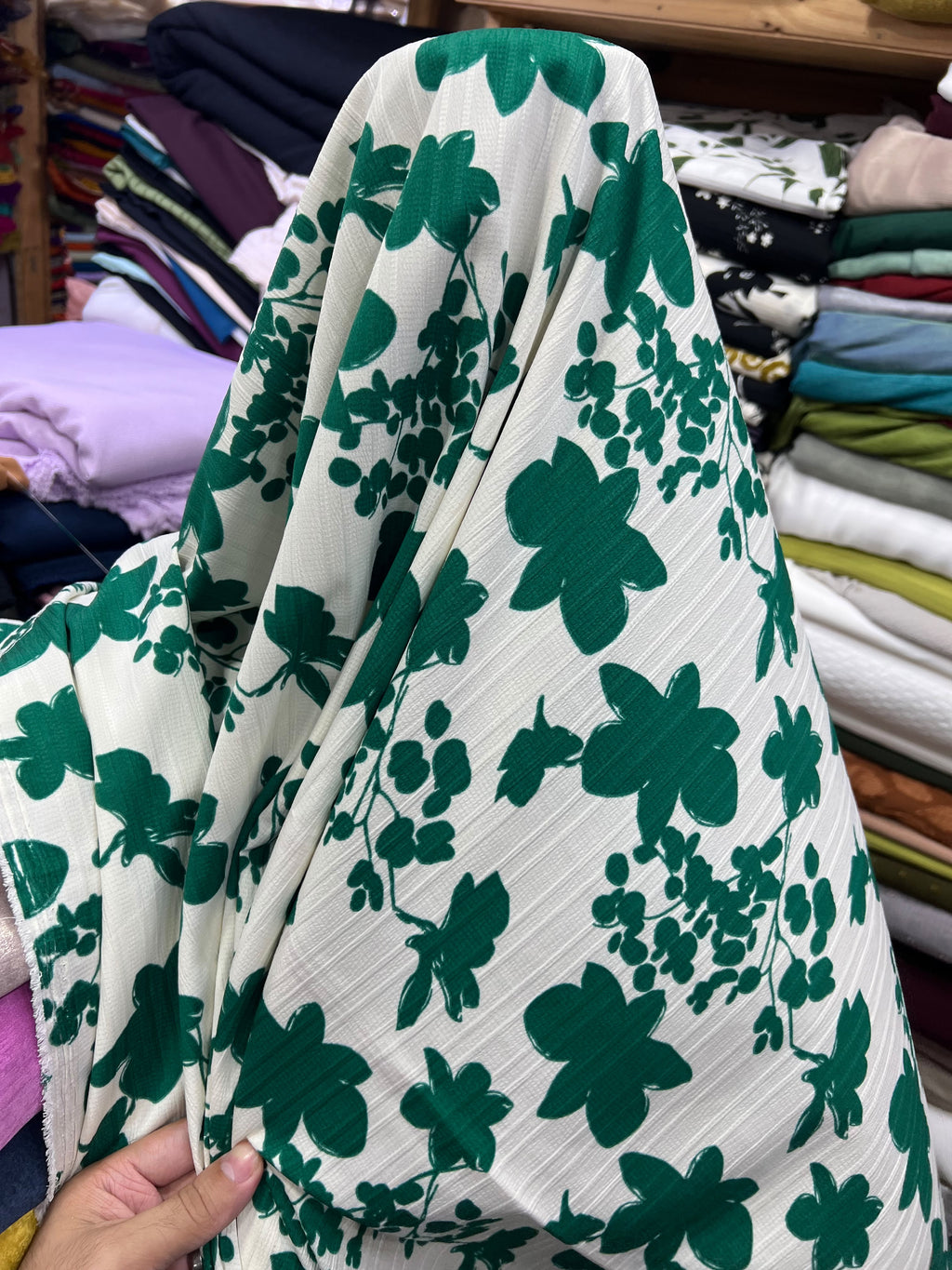 Premium Printed Burberry Georgette – Winter Collection