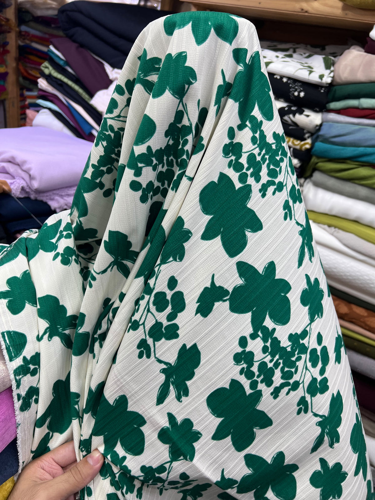 Premium Printed Burberry Georgette – Winter Collection