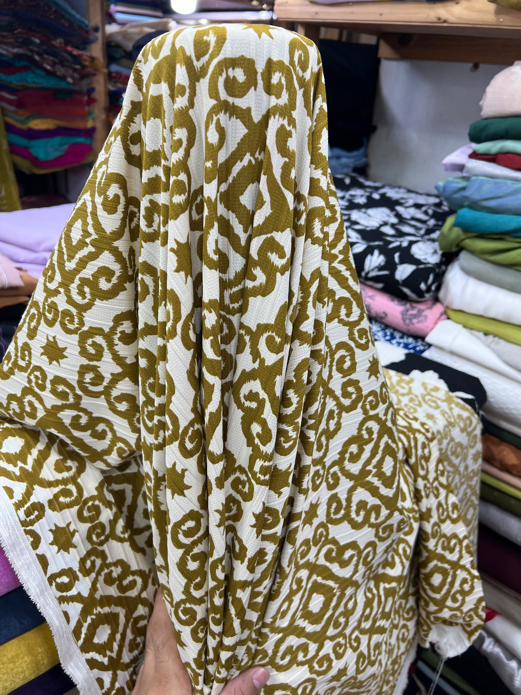 Premium Printed Burberry Georgette – Winter Collection