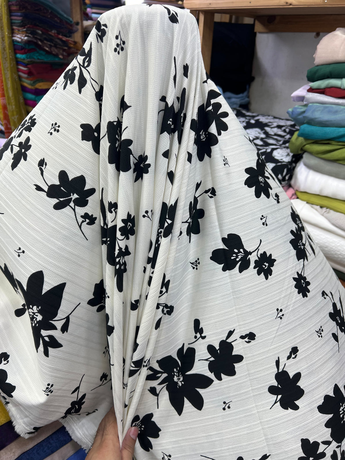 Premium Printed Burberry Georgette – Winter Collection