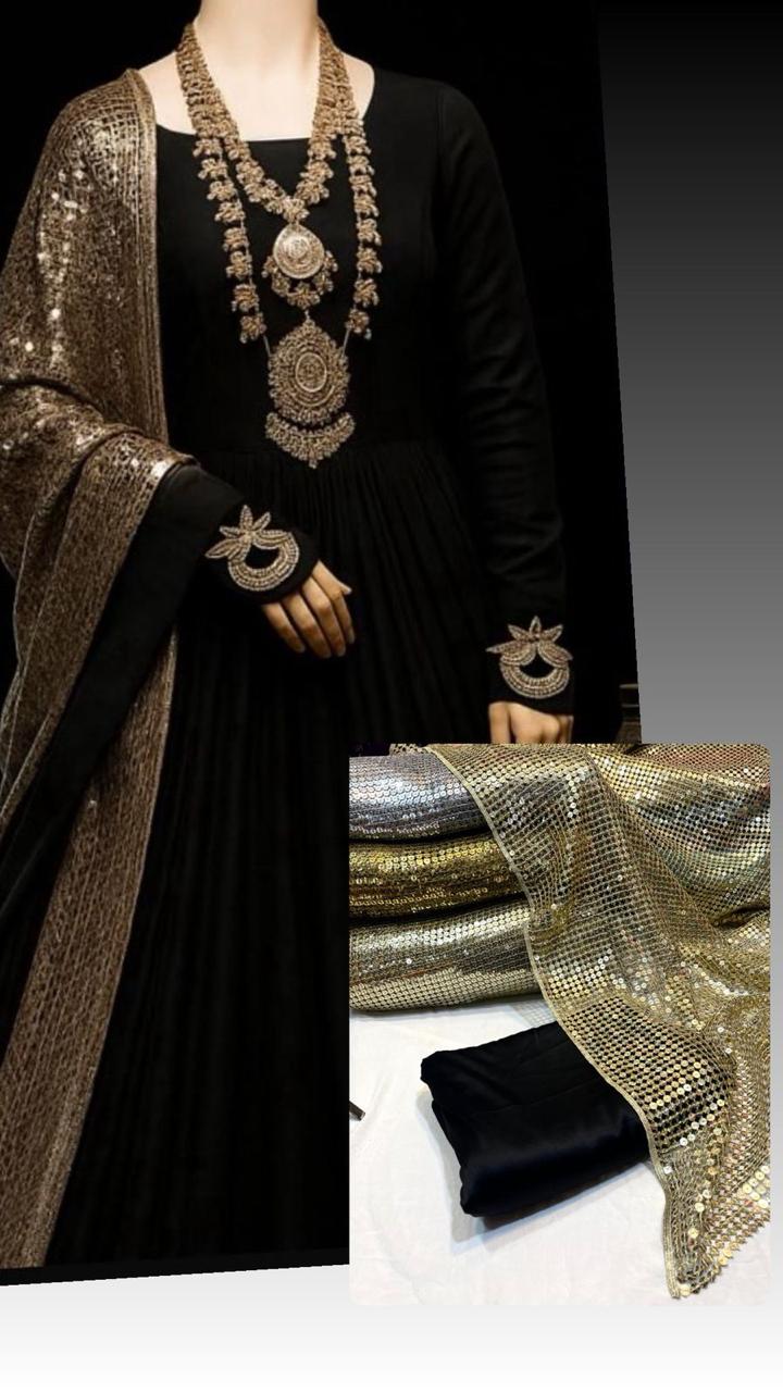 💫 POSHIDA Dupatta — The Most Trending Sitara Work Masterpiece