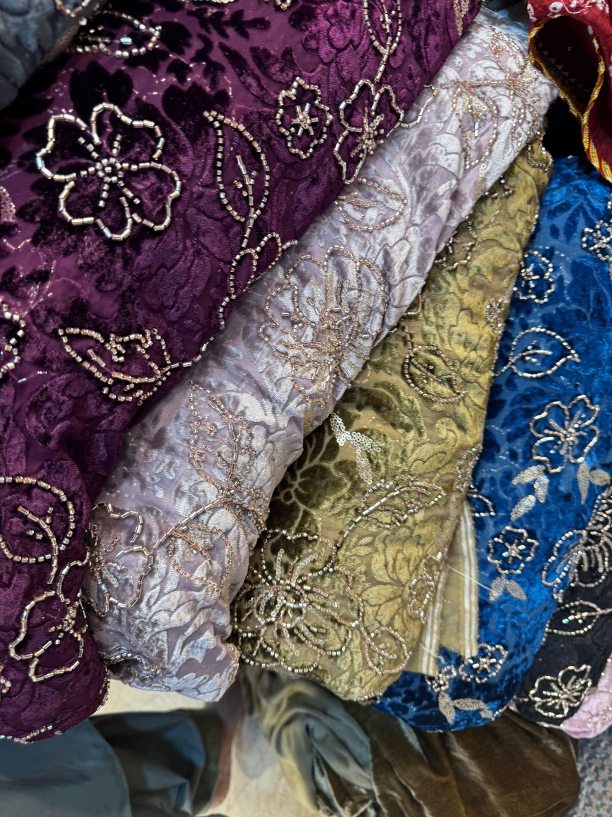 💎 Pure French Palachi with Crystal Cutdana Work