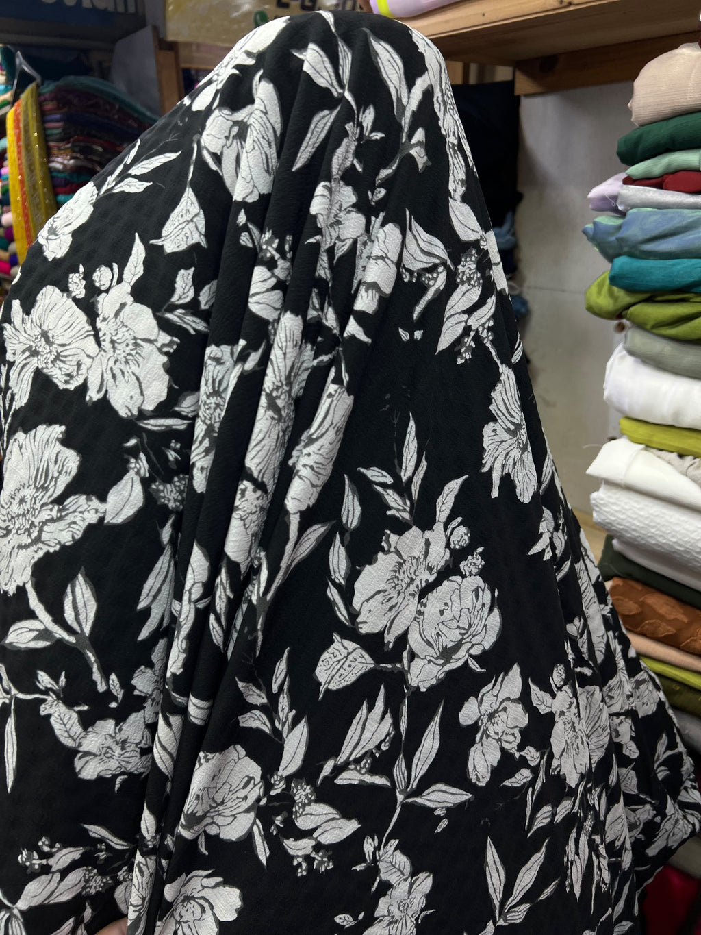 Premium Printed Burberry Georgette – Winter Collection