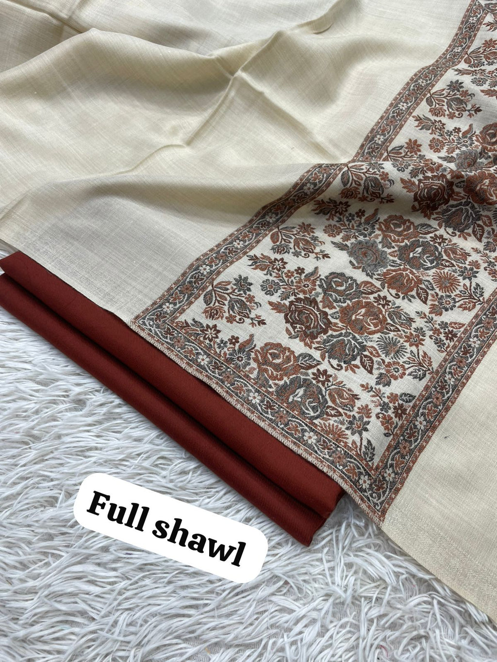 💫 Pashmina 3pc Suit with Kani Full-Size Shawl