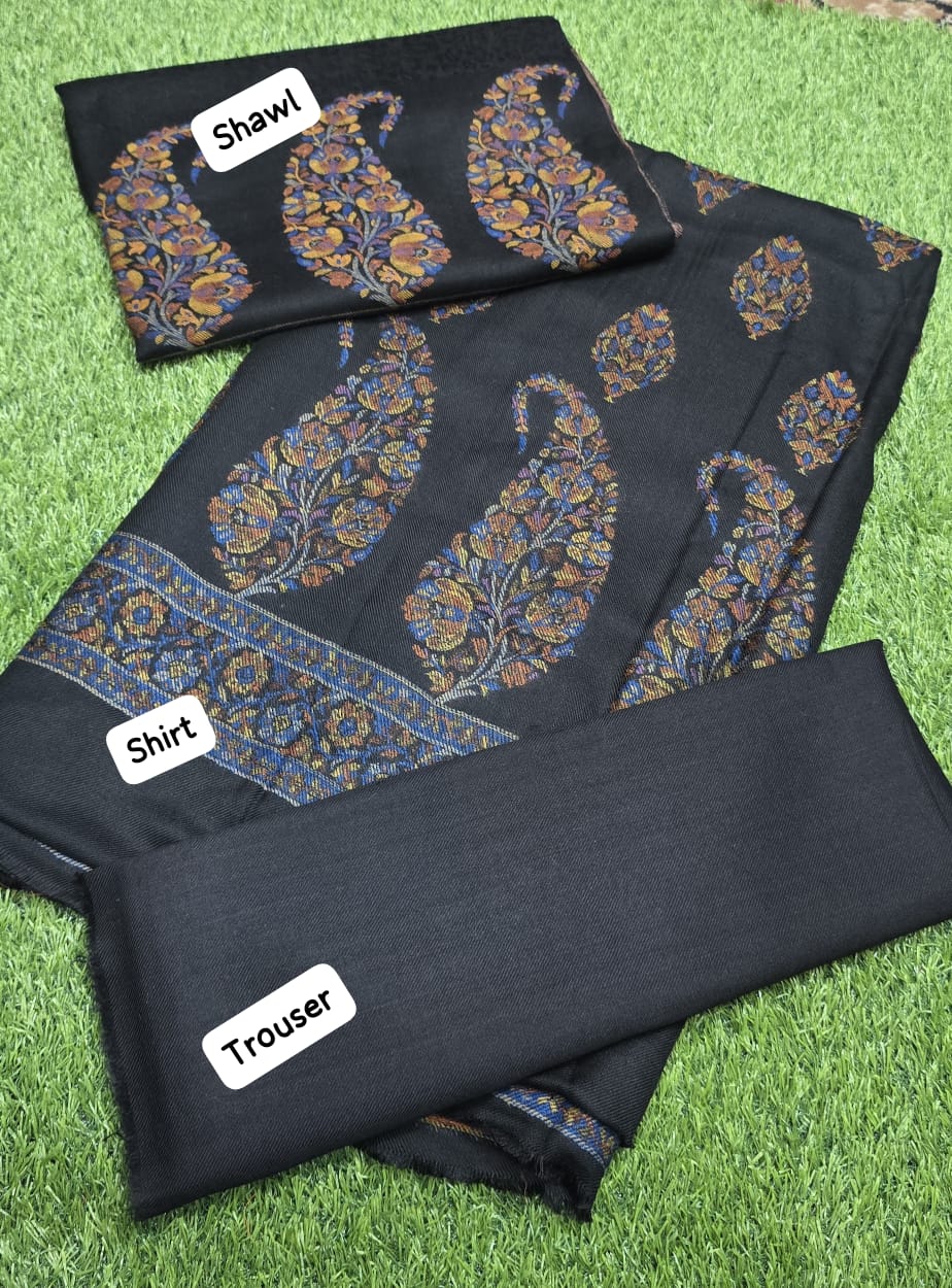 🧣 3pc Kani Pashmina Suit — Limited Stock!