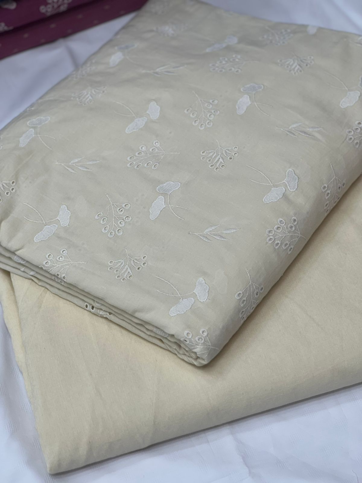 🌸 New Arrival — Pure Irish Lawn Chicken 2pc Suit