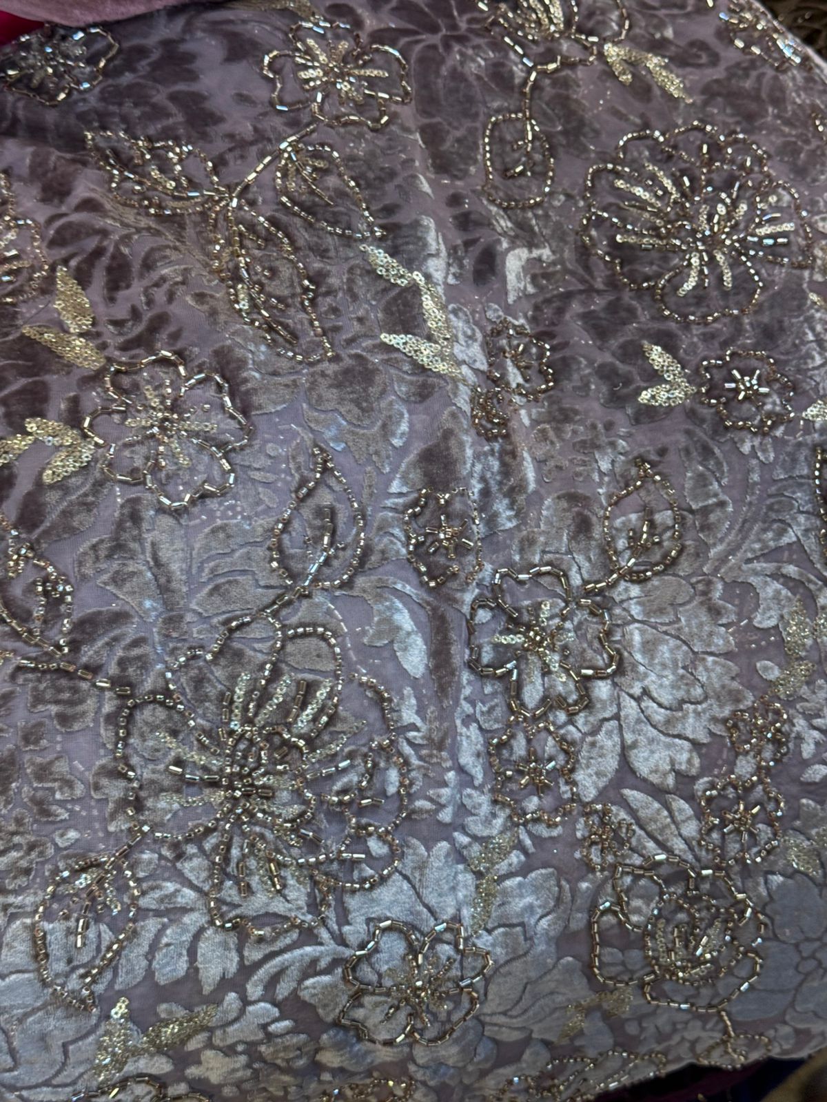 💎 Pure French Palachi with Crystal Cutdana Work