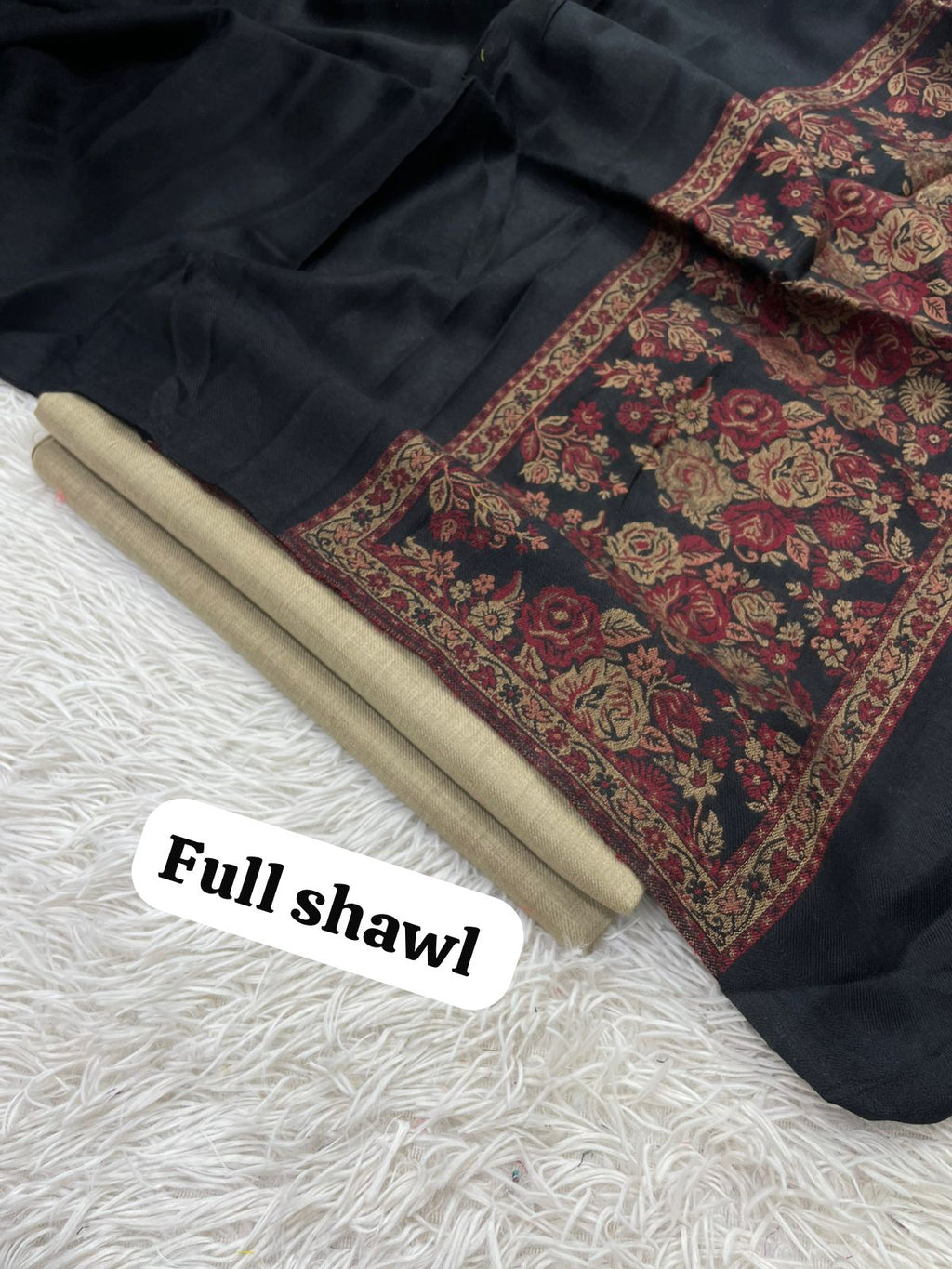 💫 Pashmina 3pc Suit with Kani Full-Size Shawl