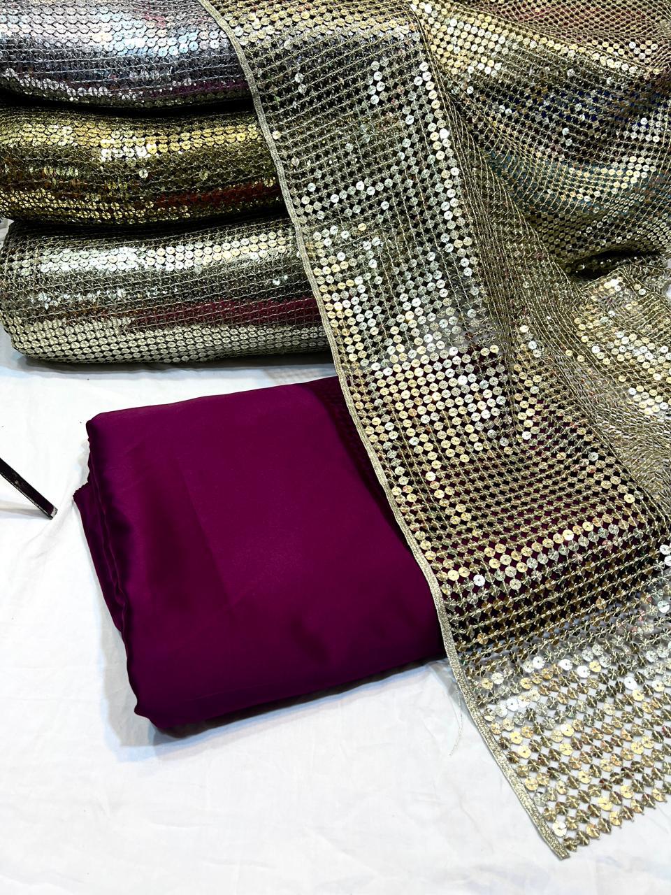 💫 POSHIDA Dupatta — The Most Trending Sitara Work Masterpiece