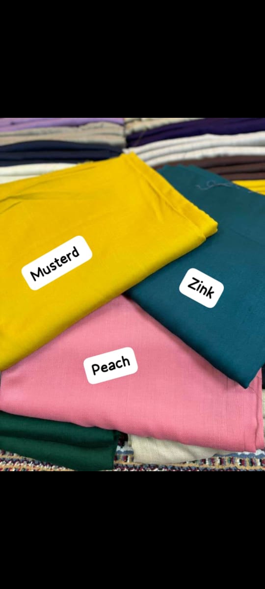 ❄️ Plain Pashmina 2pc Suits — Effortless Winter Elegance