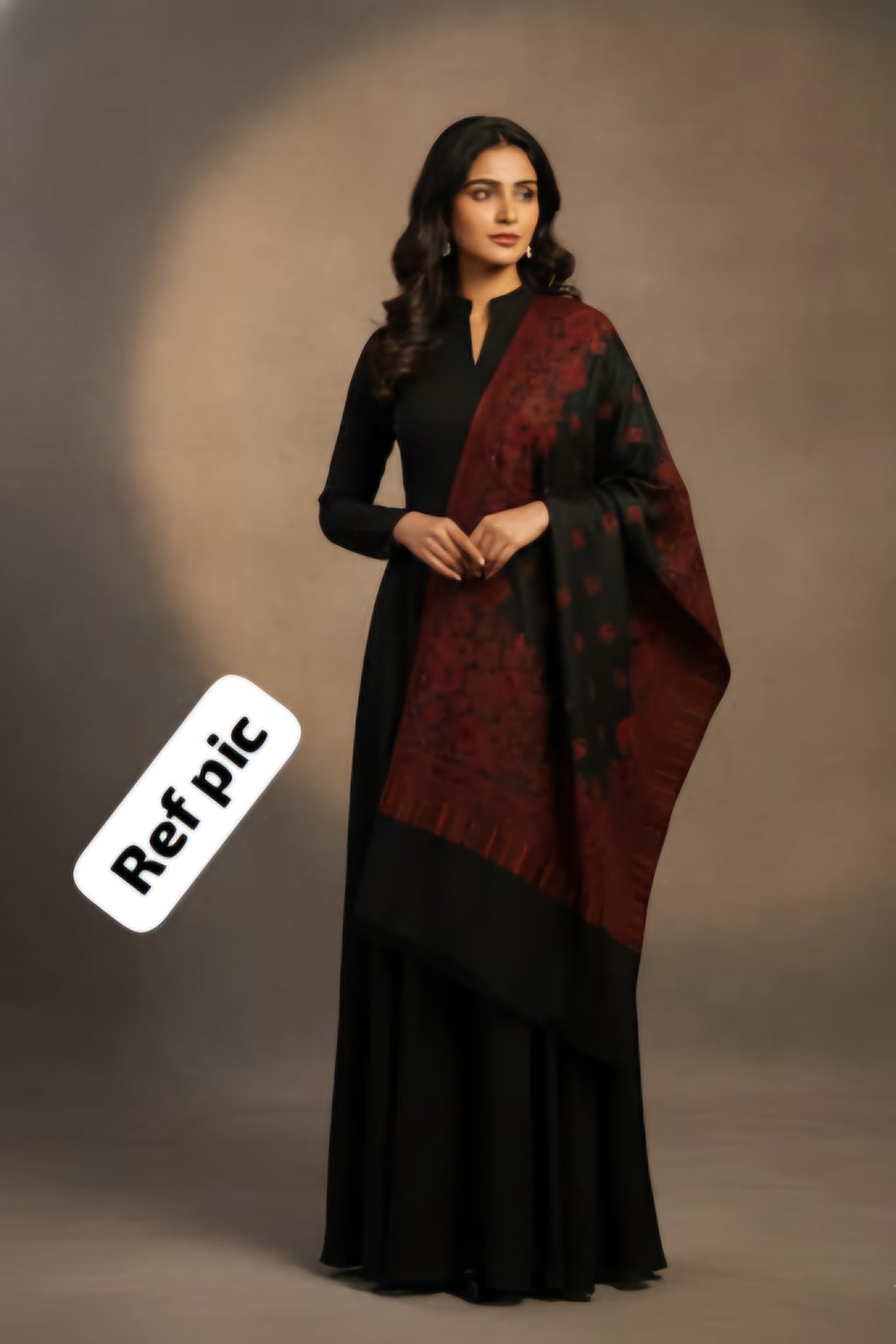 ❄️ Winter Essential — Pashmina 3pc Ensemble with Full Kani Shawl