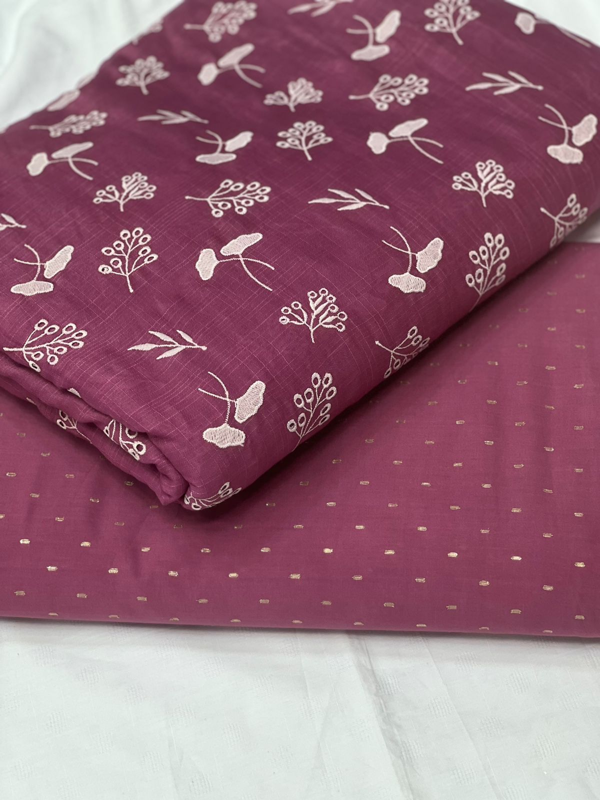 🌸 New Arrival — Pure Irish Lawn Chicken 2pc Suit