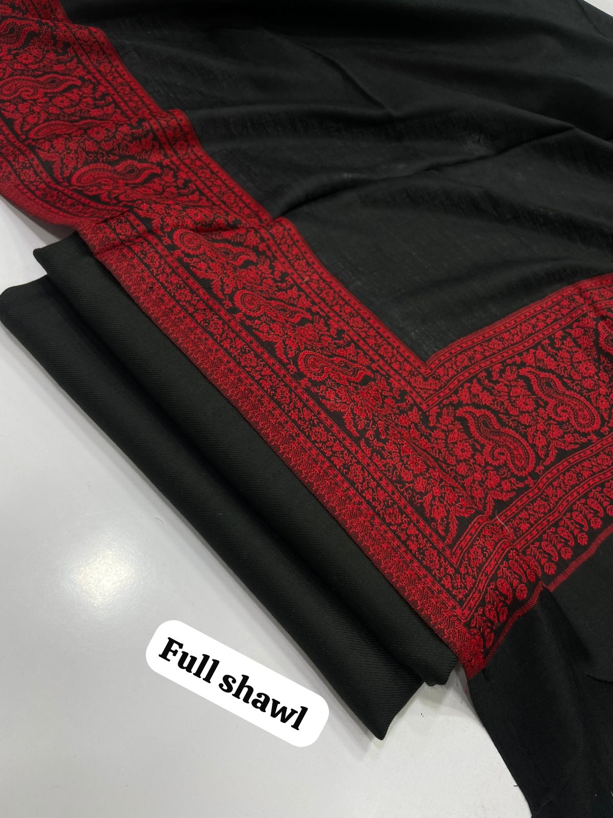 ❄️ Winter Essential — Pashmina 3pc Ensemble with Full Kani Shawl