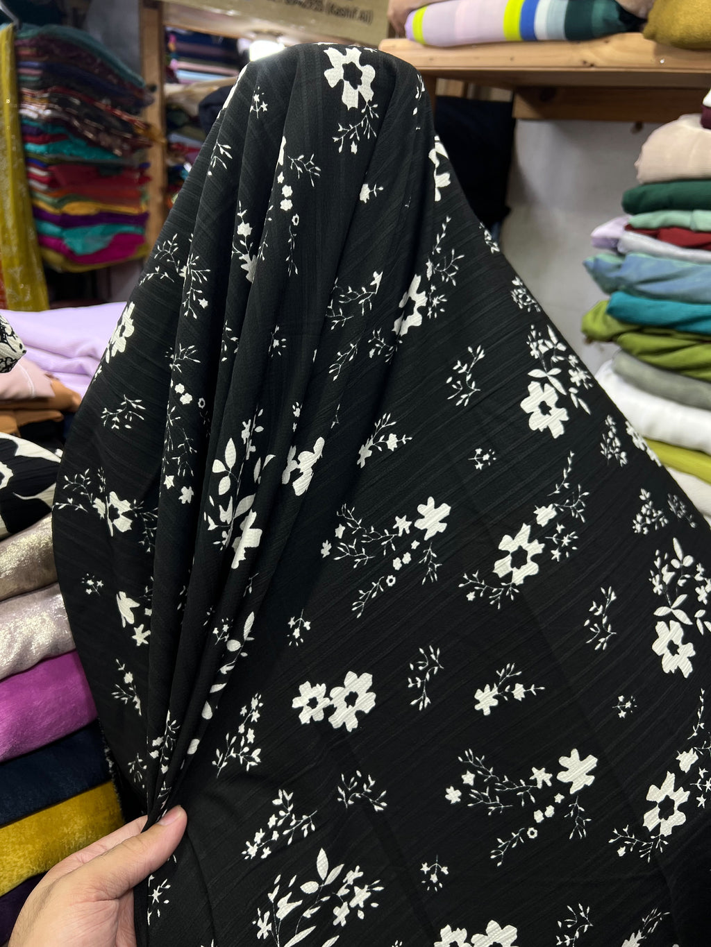 Premium Printed Burberry Georgette – Winter Collection