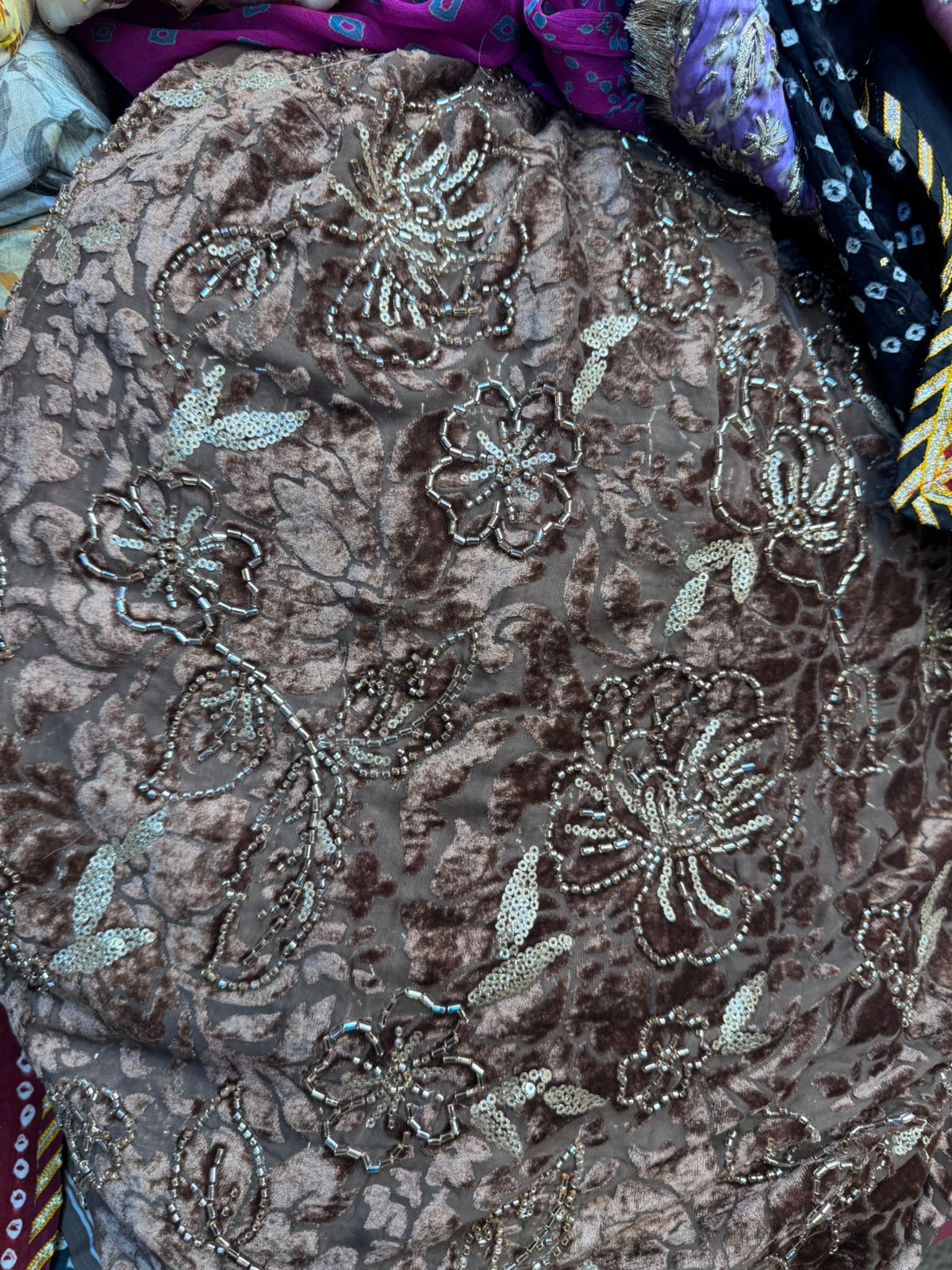 💎 Pure French Palachi with Crystal Cutdana Work